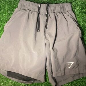 Gymshark Grey Athletic Men Shorts With Liner